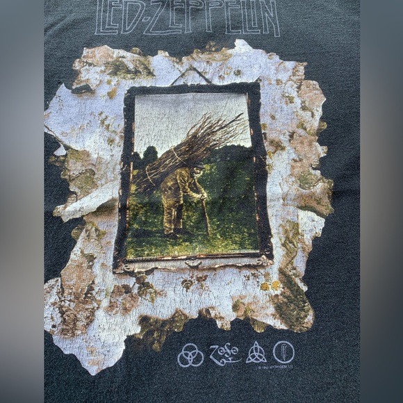 Vintage 1999 Led Zeppelin T-Shirt IV Stairway To Heaven Tour T-shirt Size XL - Picture 2 of 8